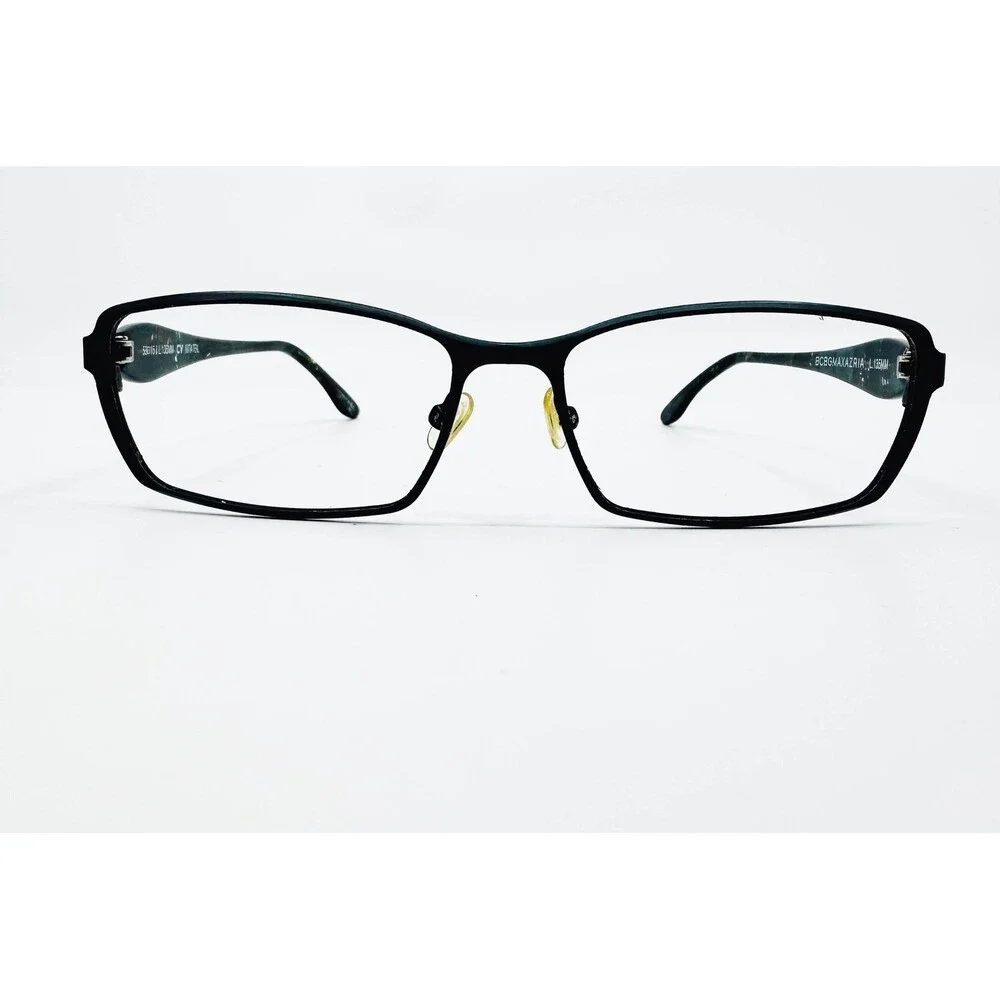 BCBGMAXAZRIA Eyeglasses Womens Teal Katia Rectangular Frame 53-15-135